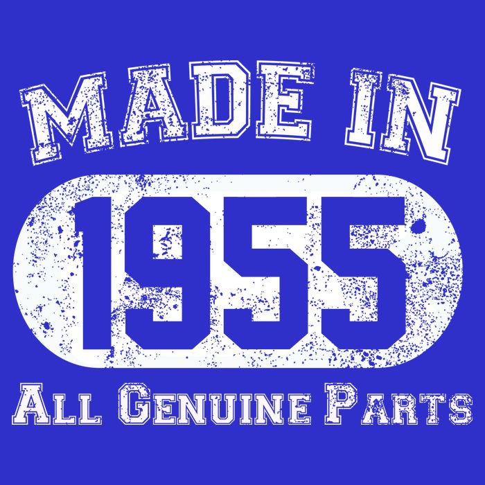 70th Birthday Made In 1955 All Genuine Parts 16 in Basic Backpack
