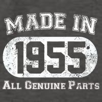70th Birthday Made In 1955 All Genuine Parts Vector Backpack