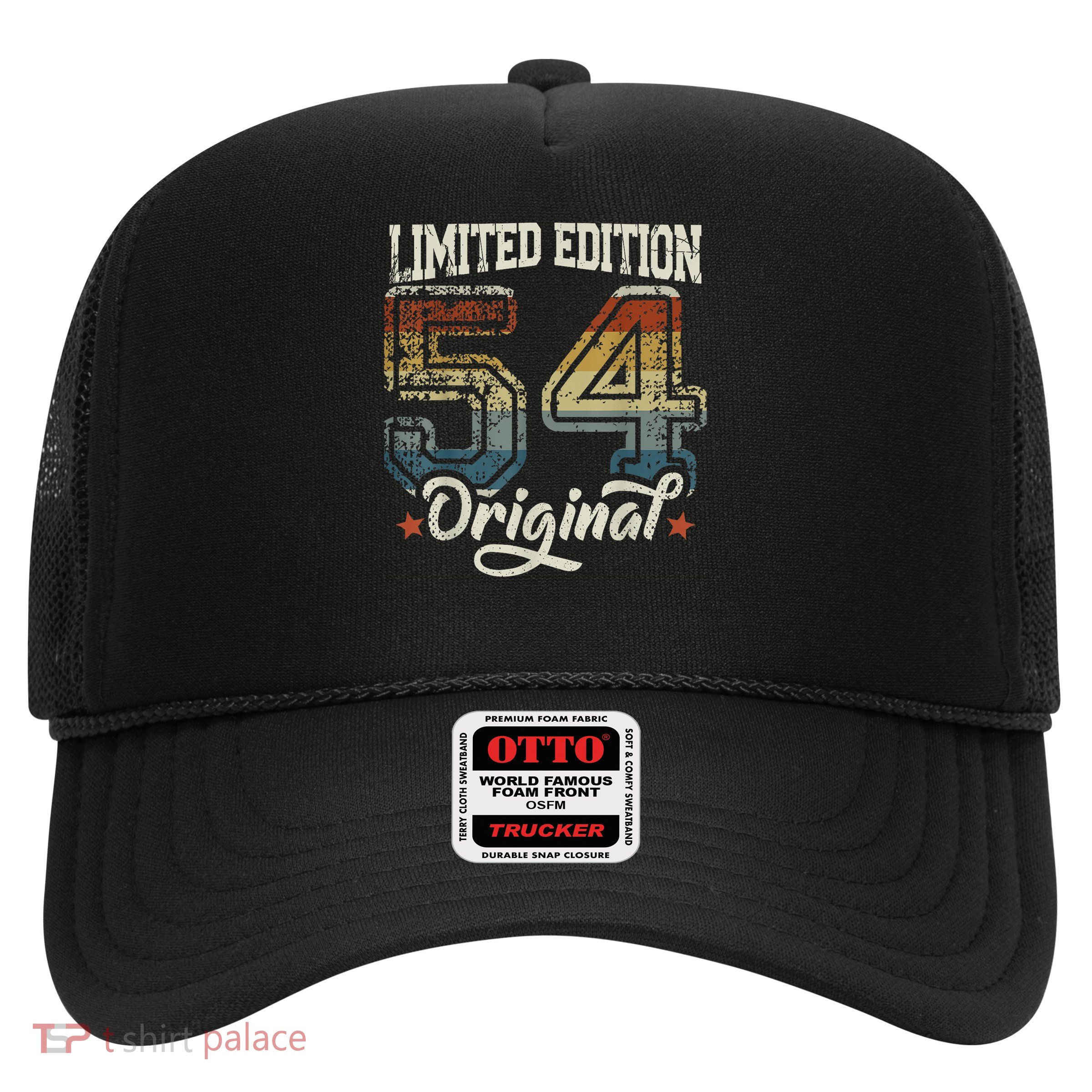 71st Birthday Man Woman 71 Years 1954 Decorative Trucker Hat