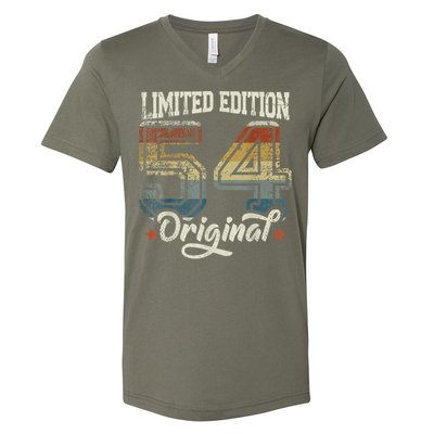 71st Birthday Man Woman 71 Years 1954 Decorative V-Neck T-Shirt