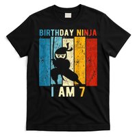 7th Birthday Ninja 7 Year Old Birthday T-Shirt