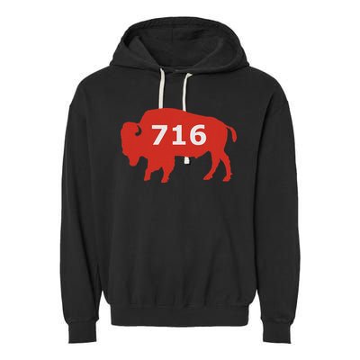 716 Buffalo Ny Garment-Dyed Fleece Hoodie