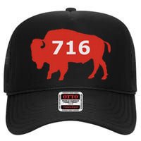 716 Buffalo Ny High Crown Mesh Back Trucker Hat