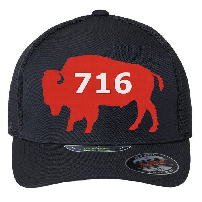 716 Buffalo Ny Flexfit Unipanel Trucker Cap