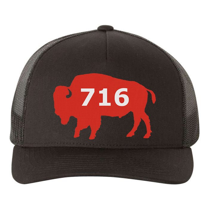 716 Buffalo Ny Yupoong Adult 5-Panel Trucker Hat