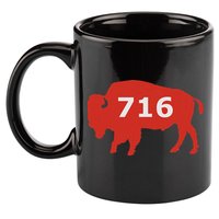 716 Buffalo Ny 11oz C Handle Ceramic Mug