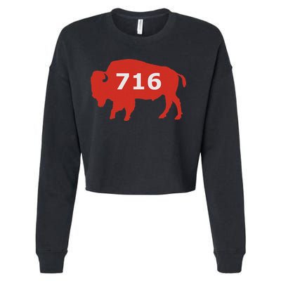 716 Buffalo Ny Cropped Pullover Crew