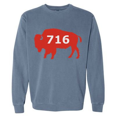 716 Buffalo Ny Garment-Dyed Sweatshirt
