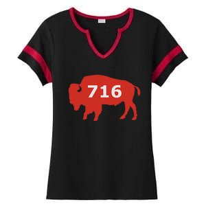 716 Buffalo Ny Ladies Halftime Notch Neck Tee