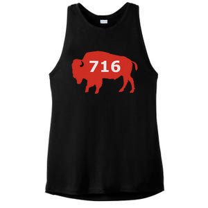 716 Buffalo Ny Ladies PosiCharge Tri-Blend Wicking Tank