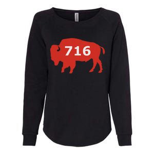 716 Buffalo Ny Womens California Wash Sweatshirt