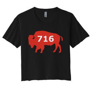 716 Buffalo Ny Women's Crop Top Tee