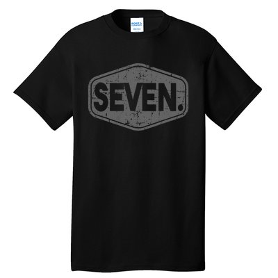 7th Birthday Of Boy Or Girl 7 Years Old Seven Tall T-Shirt