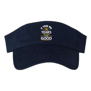 75th Birthday Present design Took Me 75 Years Old Birthday Present Valucap Bio-Washed Visor