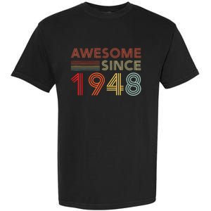 75 Birthday Present Decorations  Wo 1948 BDay 75th Birthday Present Garment-Dyed Heavyweight T-Shirt