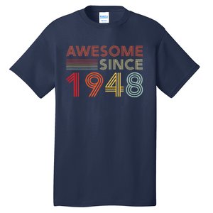 75 Birthday Present Decorations  Wo 1948 BDay 75th Birthday Present Tall T-Shirt