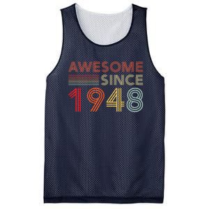 75 Birthday Present Decorations  Wo 1948 BDay 75th Birthday Present Mesh Reversible Basketball Jersey Tank