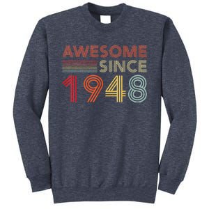 75 Birthday Present Decorations  Wo 1948 BDay 75th Birthday Present Sweatshirt