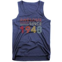 75 Birthday Present Decorations  Wo 1948 BDay 75th Birthday Present Tank Top