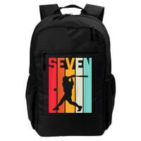 7th Birthday Retro Baseball 7 Years Old Backpack