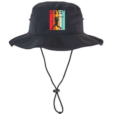 7th Birthday Retro Baseball 7 Years Old Bucket Hat