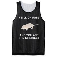 7 Billion Rats And You Are The Stinkiest Mesh Reversible Basketball Jersey Tank