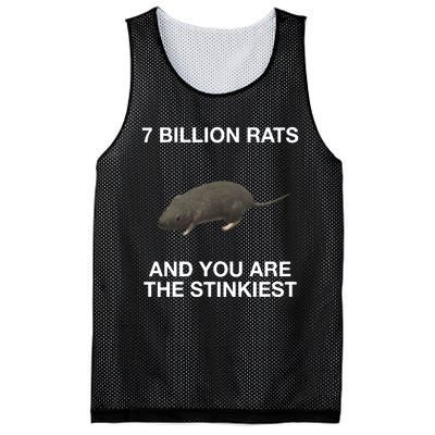 7 Billion Rats And You Are The Stinkiest Mesh Reversible Basketball Jersey Tank