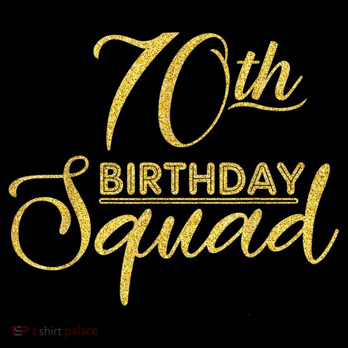 70th Birthday Squad Party Birthday Bday Yellow Gold Birthday Flatbill Hat