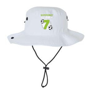 7th Birthday Soccer Themed Birthday Party 7 Years Old Legacy Cool Fit Booney Bucket Hat