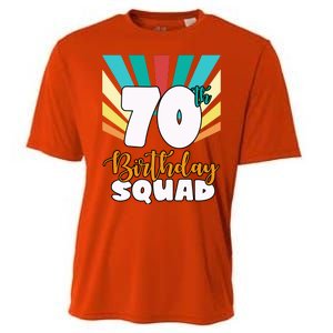 70th Birthday Squad 70 Years Old Cooling Performance Crew T-Shirt