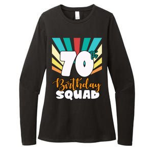 70th Birthday Squad 70 Years Old Womens CVC Long Sleeve Shirt