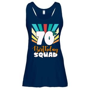 70th Birthday Squad 70 Years Old Ladies Essential Flowy Tank