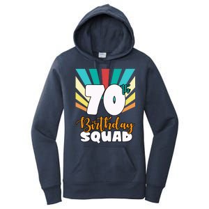 70th Birthday Squad 70 Years Old Women's Pullover Hoodie