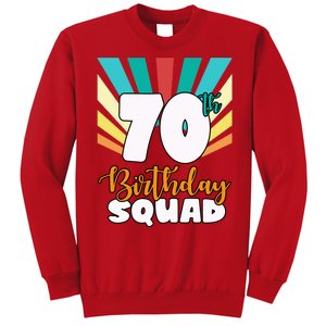 70th Birthday Squad 70 Years Old Sweatshirt