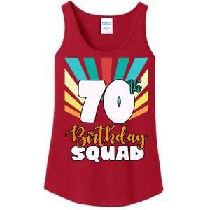 70th Birthday Squad 70 Years Old Ladies Essential Tank