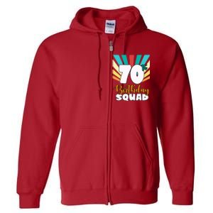 70th Birthday Squad 70 Years Old Full Zip Hoodie