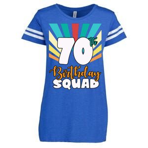 70th Birthday Squad 70 Years Old Enza Ladies Jersey Football T-Shirt