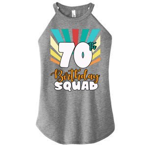 70th Birthday Squad 70 Years Old Women's Perfect Tri Rocker Tank