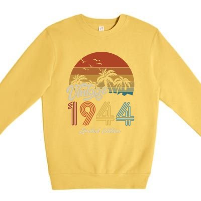 79th Birthday Vintage Limited Edition 1944 Premium Crewneck Sweatshirt