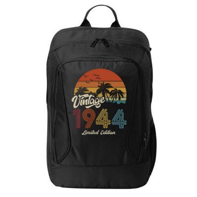 79th Birthday Vintage Limited Edition 1944 City Backpack