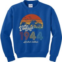 79th Birthday Vintage Limited Edition 1944 Kids Sweatshirt