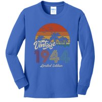 79th Birthday Vintage Limited Edition 1944 Kids Long Sleeve Shirt