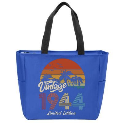 79th Birthday Vintage Limited Edition 1944 Zip Tote Bag