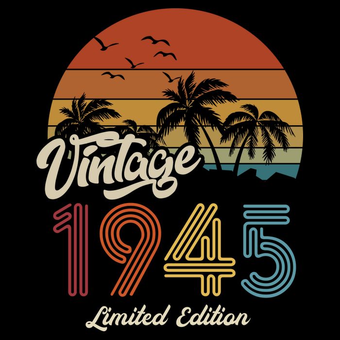 78th Birthday Vintage Limited Edition 1945 Doggie Tank