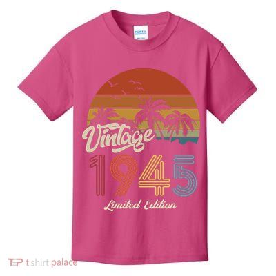 78th Birthday Vintage Limited Edition 1945 Kids T-Shirt