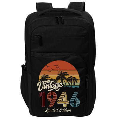 77th Birthday Vintage Limited Edition 1946 Impact Tech Backpack