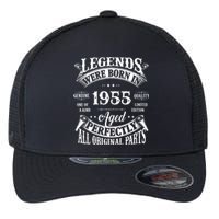 70th Birthday Vintage Legends Born In 1955 70 Years Old Flexfit Unipanel Trucker Cap