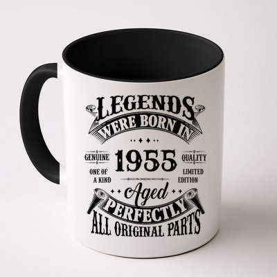 70th Birthday Vintage Legends Born In 1955 70 Years Old Mug
