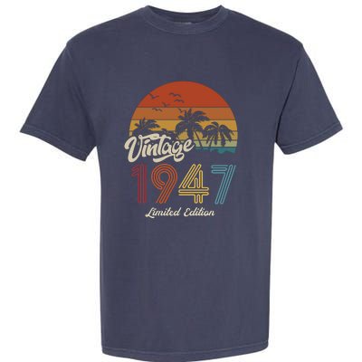 76th Birthday Vintage Limited Edition 1947 Garment-Dyed Heavyweight T-Shirt