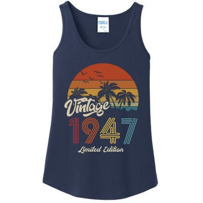 76th Birthday Vintage Limited Edition 1947 Ladies Essential Tank